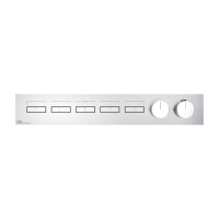 Gessi Hi-Fi термостат для душа, с включением до 5 источников одновременно (внешняя часть), цвет: хром - Gidratop.ru изображение