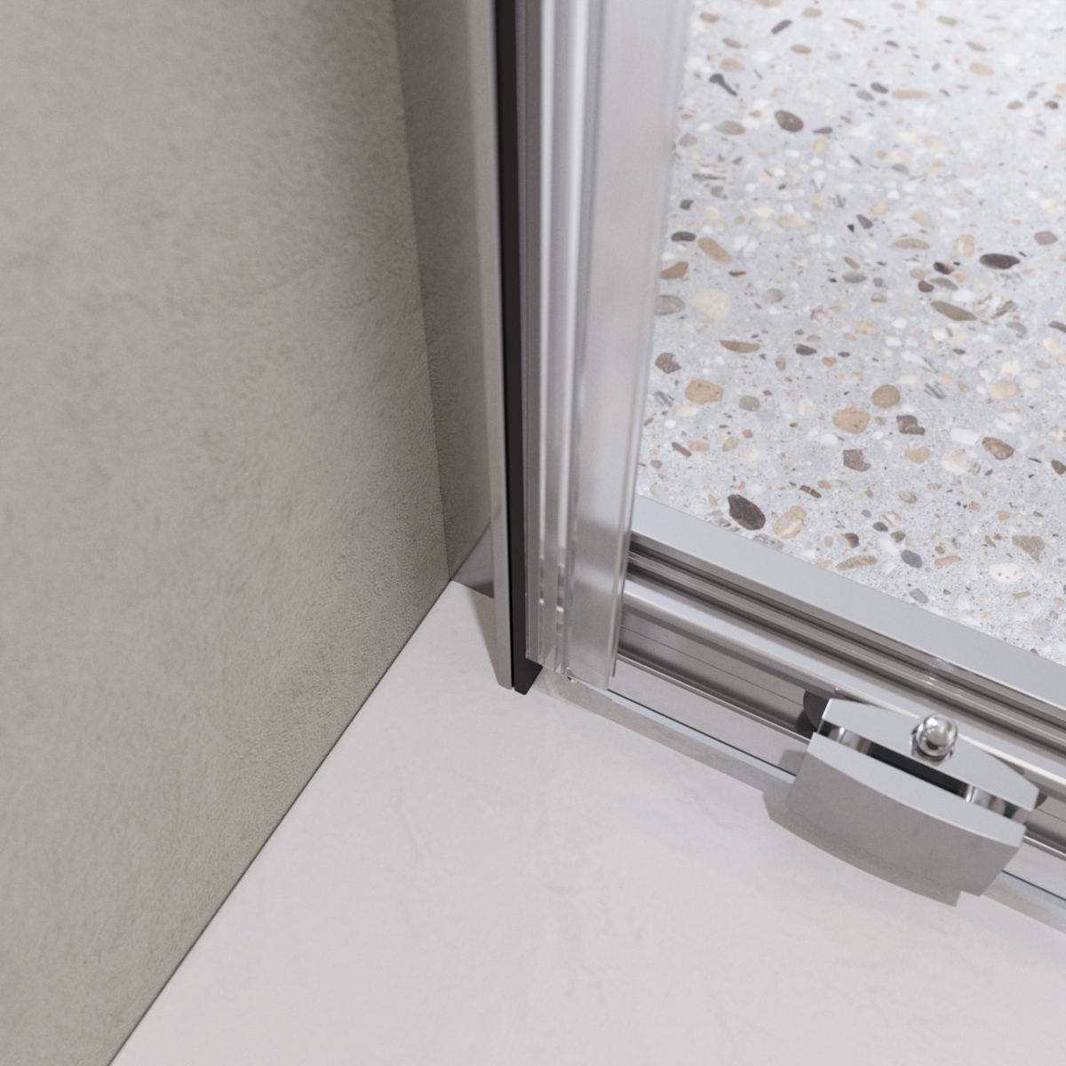 Душевая дверь BelBagno LUCE-BF-1-140-C-Cr - Gidratop.ru изображение