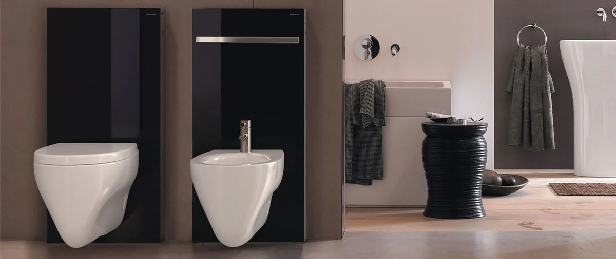 Сантехнический модуль Geberit Monolith Premium 131.021.SJ.1 для подвесного унитаза, черный - Gidratop.ru изображение