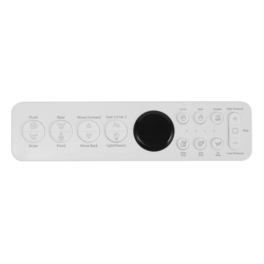 Комплект ABBER подвесной электронный унитаз-биде Rechteck AC1215S с инсталляцией AC0101P2 - Gidratop.ru изображение
