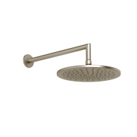 Gessi Anello/Ingranaggio верхний душ для настенного крепления, поворотная с шарниром, D250 мм, цвет Finox Brushed Nickel - Gidratop.ru изображение