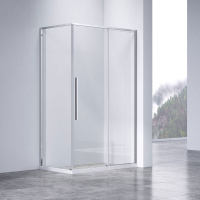 Душевой уголок Slim-N VSR-4SN9014CL, 1400*900, хром, стекло прозрачное - Gidratop.ru изображение