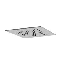Gessi Emporio shower верхний душ QUADRO для потолочного крепления. 350 мм, цвет: Steel Brushed - Gidratop.ru изображение
