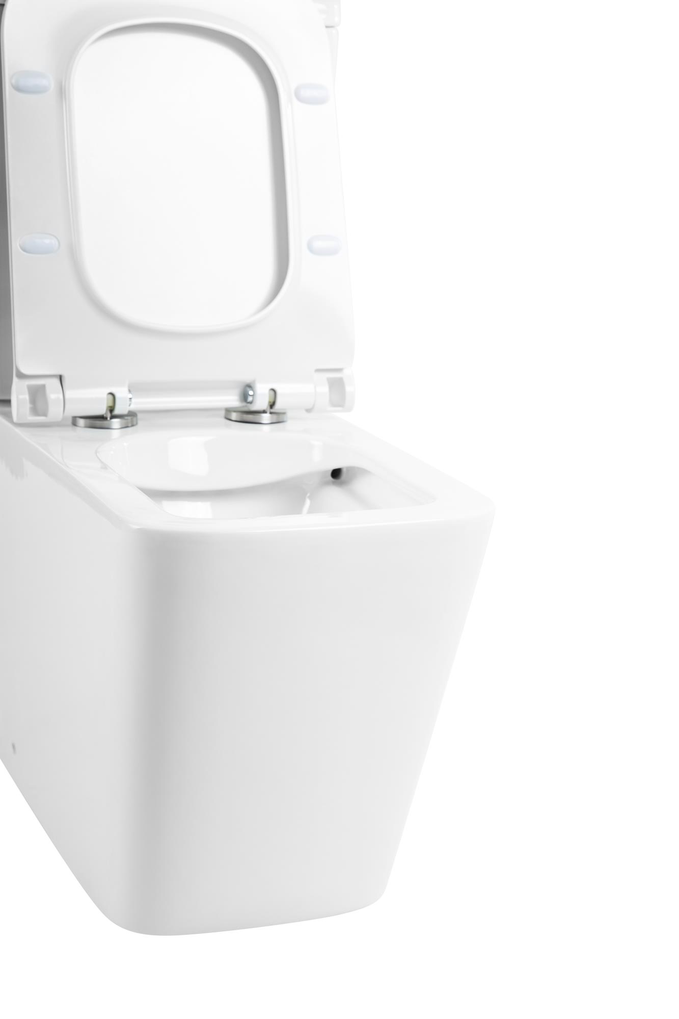 Унитаз-компакт безободковый BelBagno ARDENTE-R BB02093CPR/BB2112SC - Gidratop.ru изображение