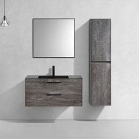База под раковину Chiara 2D 1000 подвесная, 2 выкатных ящика soft-close, G.Stone - Gidratop.ru изображение