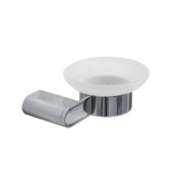 STYLUS-SODS-01 Мыльница подвесная, стекло, исполнение хром - Gidratop.ru изображение