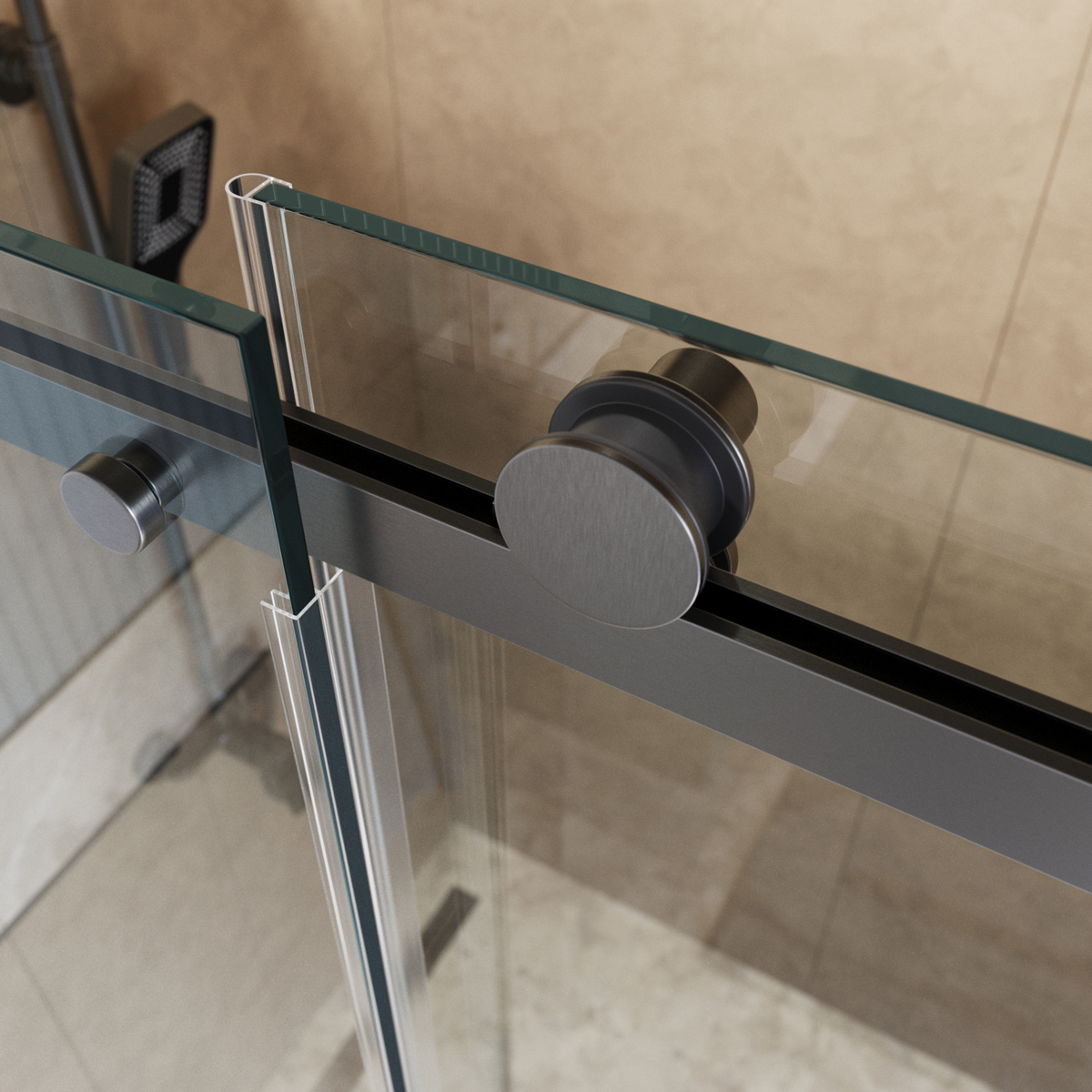 Душевая дверь BelBagno SOFT_CLOSE-2-BF-1-140-C-GM - Gidratop.ru изображение