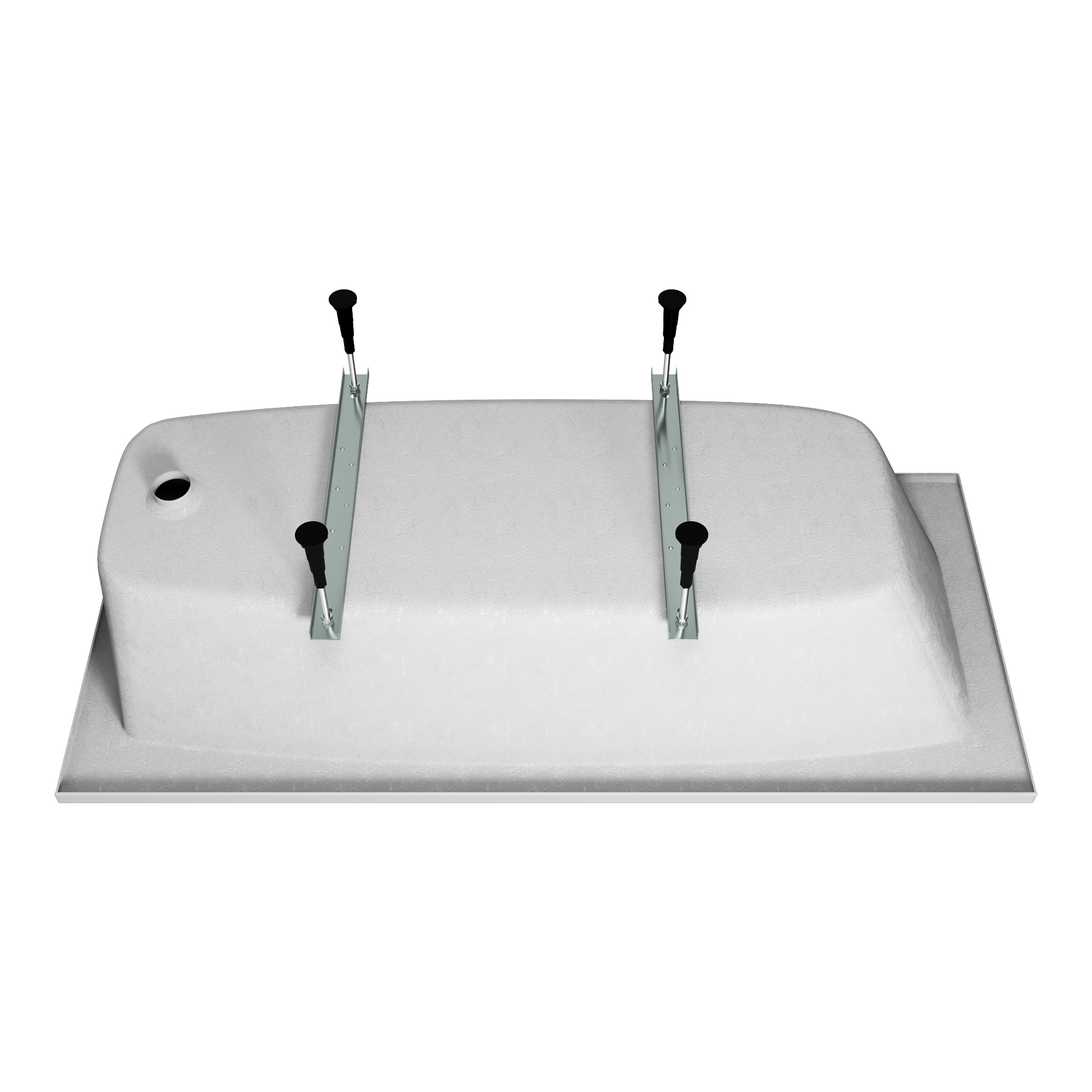 Ванна акриловая Vincea VBT-2S180-LG с ножками 1800*800*430, пристенная, цвет белый - Gidratop.ru изображение