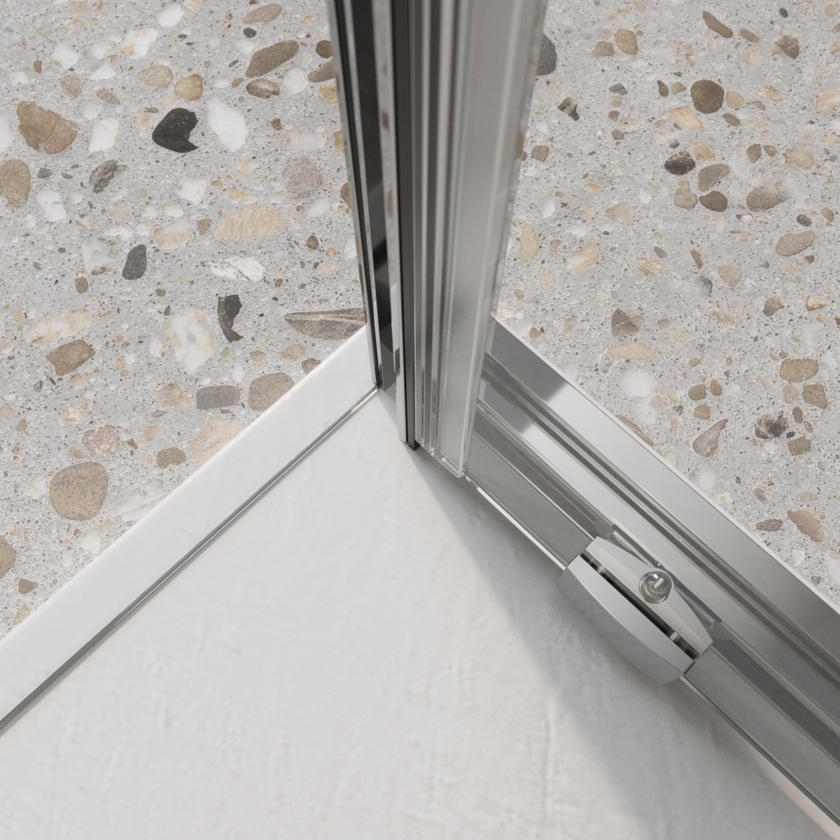 Душевой уголок BelBagno LUCE-AH-1-140/100-C-Cr - Gidratop.ru изображение
