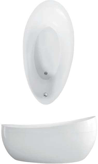 Квариловая ванна Villeroy&Boch Aveo 190 x 95 см UBQ194AVE9PDV-01 цвет белый (alpin) - Gidratop.ru изображение