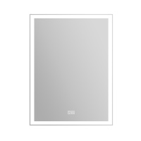 Зеркало с встроенным светильником, сенсорным выключателем и подогревом SPC-GRT-600-800-LED-TCH-WARM, 12W, 220-240V, 600x30x800 - Gidratop.ru изображение