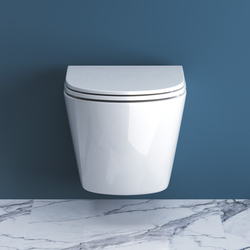 Унитаз подвесной безободковый BelBagno SFERA-R BB046CHR/BB870SC - Gidratop.ru изображение