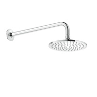 GESSI INCISO верхний душ настенная, шарнирная на 1/2,  Oslash;200мм, цвет: хром - Gidratop.ru изображение