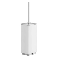 Gessi Rettangolo ершик для унитаза напольный, цвет: хром/белый - Gidratop.ru изображение