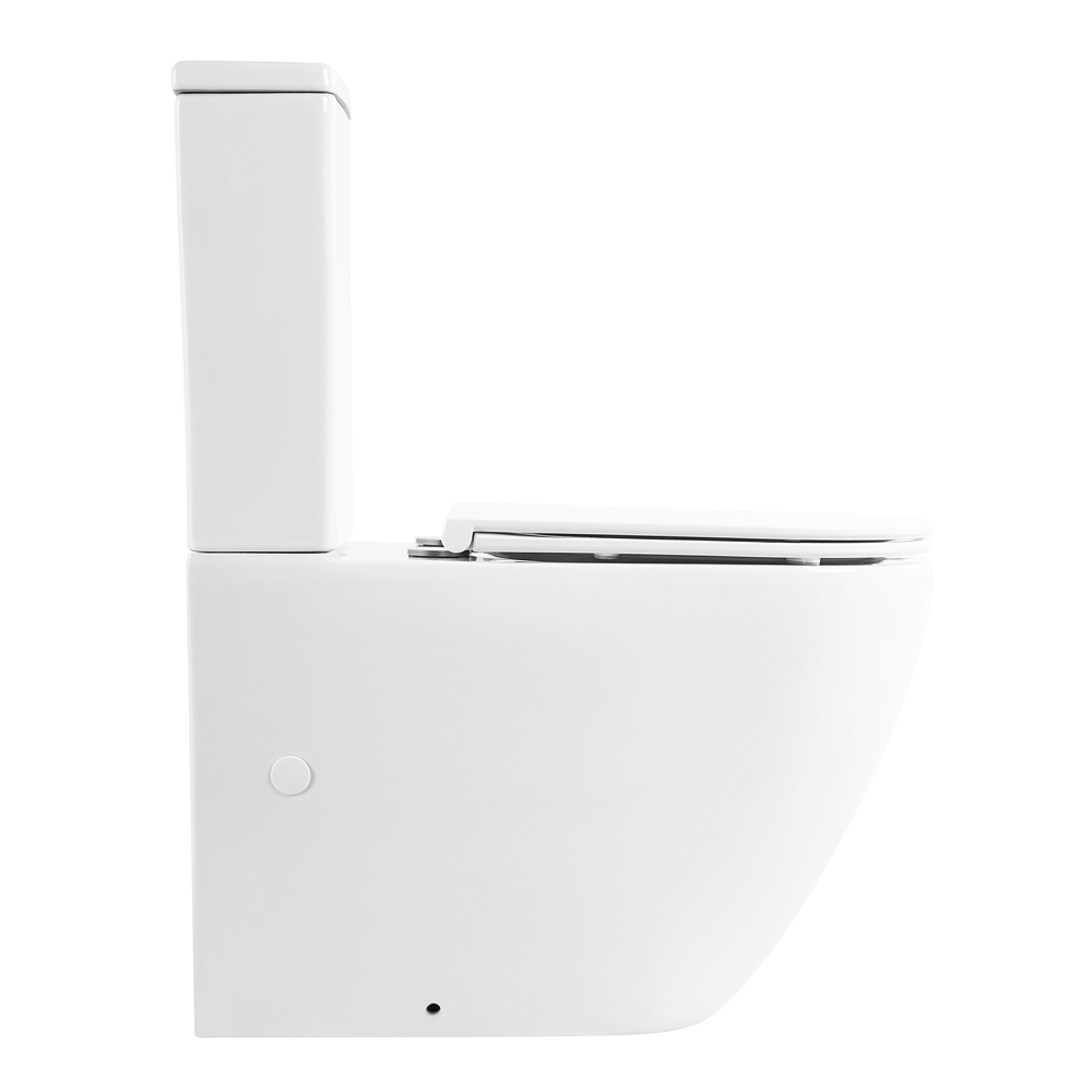 Унитаз-компакт безободковый BelBagno SFERA-R BB2141CPR/BB870SC - Gidratop.ru изображение