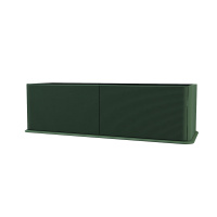 IDRA Тумба подвесная под раковину с двумя выдвижными ящиками 55812 Verde opaco, 144x50x42 - Gidratop.ru изображение