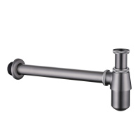 Сифон для раковины ABBER AF0032NG никель - Gidratop.ru изображение