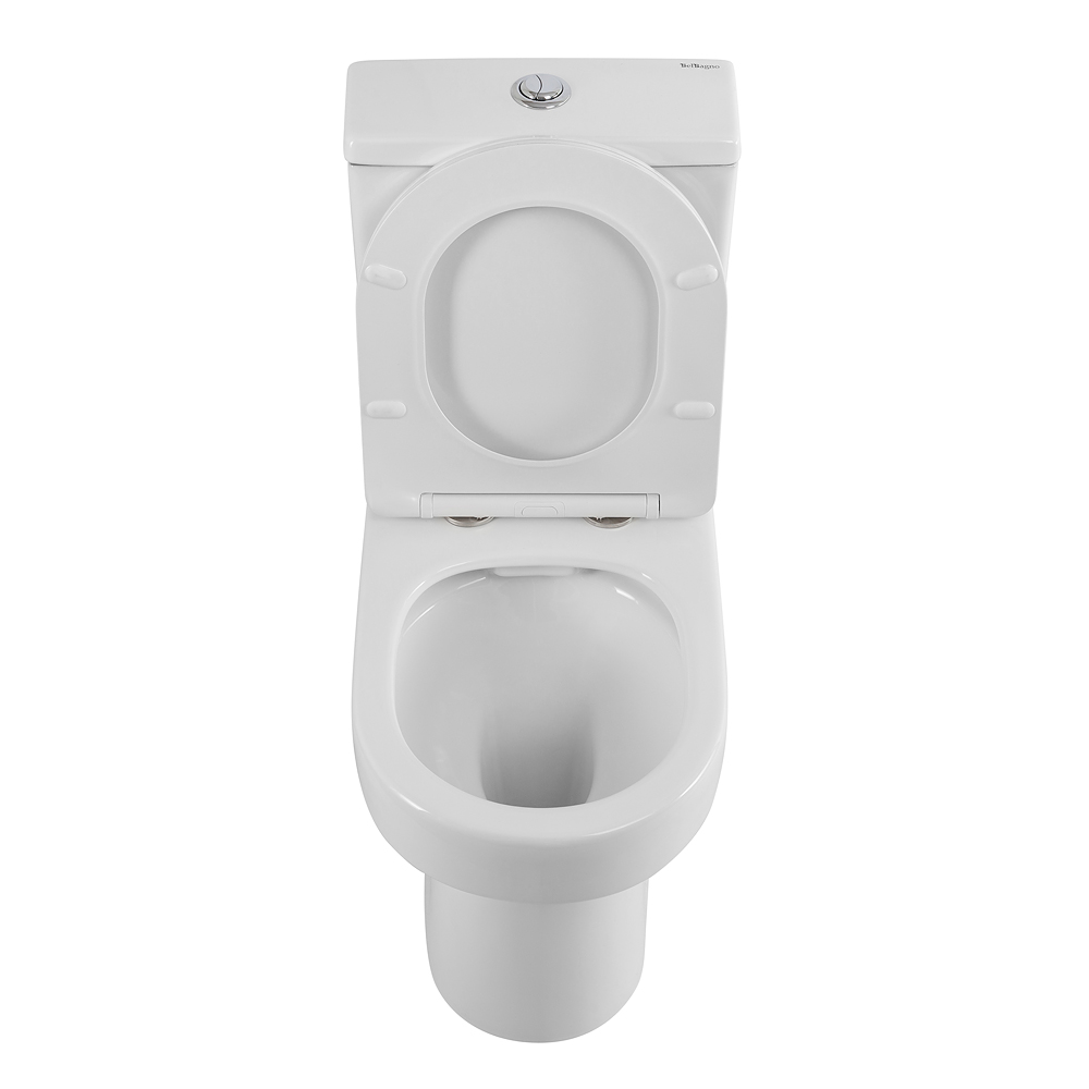 Унитаз-компакт безободковый BelBagno NORMA BB339CPR/BB339T/BB089SC - Gidratop.ru изображение
