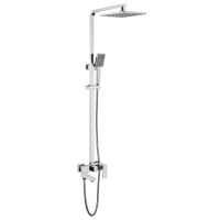 Душевая стойка ABBER Daheim AF8216L с изливом, хром - Gidratop.ru изображение