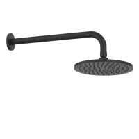 Gessi Emporio shower верхний душ для настенного крепления, поворотная, с защитой от известкового налёта, цвет: Black XL - Gidratop.ru изображение