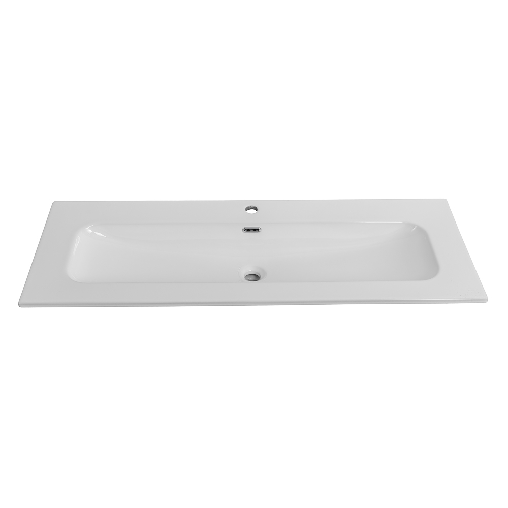 Керамическая раковина CZR-8073-120, 1210x460x155 - Gidratop.ru изображение