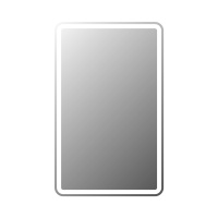 Зеркало с встроенным светильником и кнопочным выключателем SPC-MAR-500-800-LED-BTN, 12W, 220-240V, 500x30x800