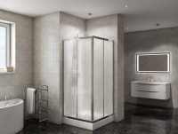Душевой уголок BelBagno DUE-A-2-90-P-Cr - Gidratop.ru изображение
