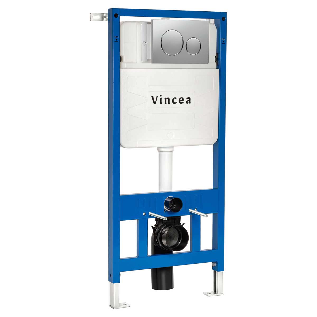 Инсталляция для подвесного унитаза Vincea VIS-601, 500*1112, цвет сине-белый - Gidratop.ru изображение
