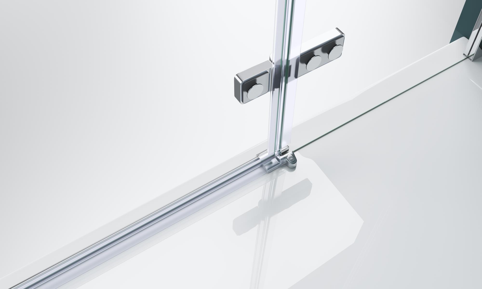 Душевая дверь BelBagno KRAFT-B-12-60/30-C-Cr-L - Gidratop.ru изображение