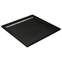 Поддон из искусственного мрамора CEZARES TRAY-AS-A-90-30-NERO - Gidratop.ru изображение