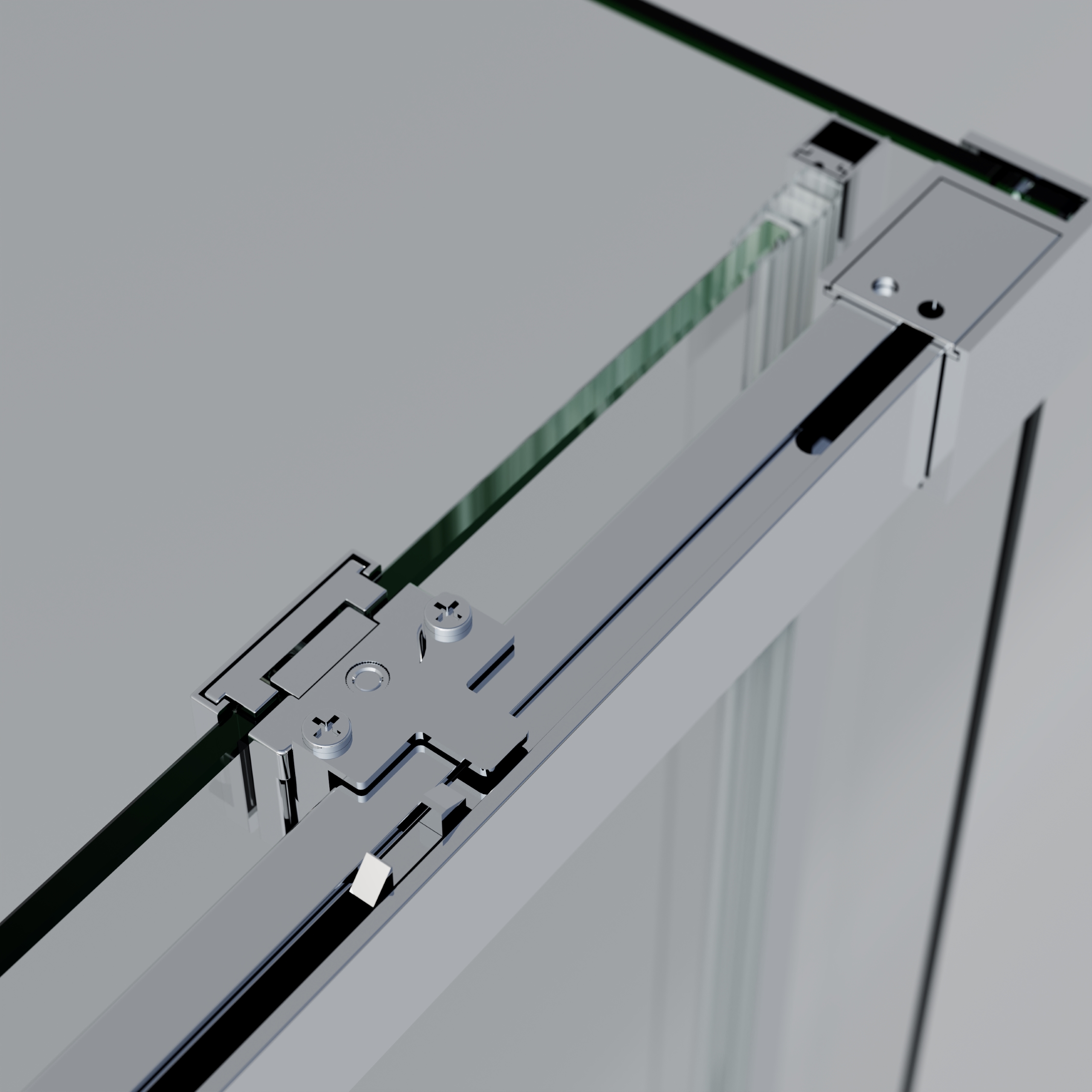 Душевой уголок Soft 2 VSR-3SO29011CL, 1100*900, хром, стекло прозрачное - Gidratop.ru изображение