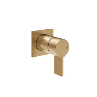 GESSI  INVERSO RIGATO внешняя часть настенного смесителя для душа, цвет: Warm Bronze Br PVD - Gidratop.ru изображение