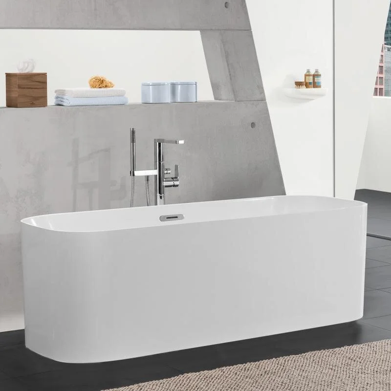 Квариловая ванна Villeroy&Boch Finion 170 x 70 см UBQ177FIN7A100V401, фурнитура хром - Gidratop.ru изображение