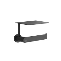 Gessi Emporio accessories настенный держатель для туалетной бумаги с крышкой, цвет: Black XL - Gidratop.ru изображение