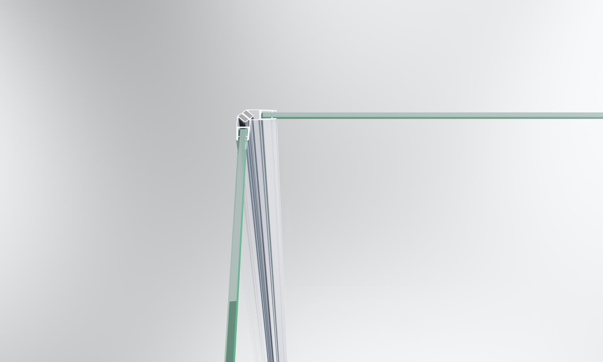 Душевой уголок BelBagno KRAFT-A-12-90-C-Cr-R - Gidratop.ru изображение