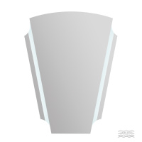 Зеркало со встроенной LED подсветкой, антизапотеванием 45020, 700х250х920 - Gidratop.ru изображение