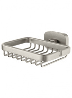 Мыльница с держателем WONZON & WOGHAND GRAFFITY, Брашированный никель (WW-9324-BN) - Gidratop.ru изображение