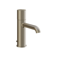 GESSI HABITO UNITO смеситель для раковины на 1 отверстие, однорычажный, в комплекте с донным клапаном, цвет Finox Brushed Nickel - Gidratop.ru изображение