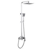 Душевая стойка ABBER Wasserfall AF8616 с изливом, хром - Gidratop.ru изображение