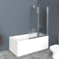 Душевая шторка на ванну BelBagno UNO-V-2-100/150-P-Cr-R - Gidratop.ru изображение
