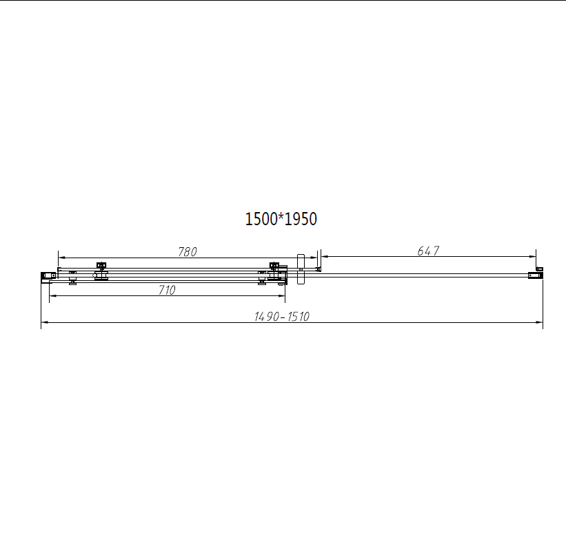 Душевой уголок Como-N VSR-4CN9015CGB, 1500*900, черный, стекло тонированное - Gidratop.ru изображение