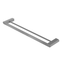 STYLUS-THD-60-IN Полотенцедержатель двойной 60 см, исполнение сатин - Gidratop.ru изображение