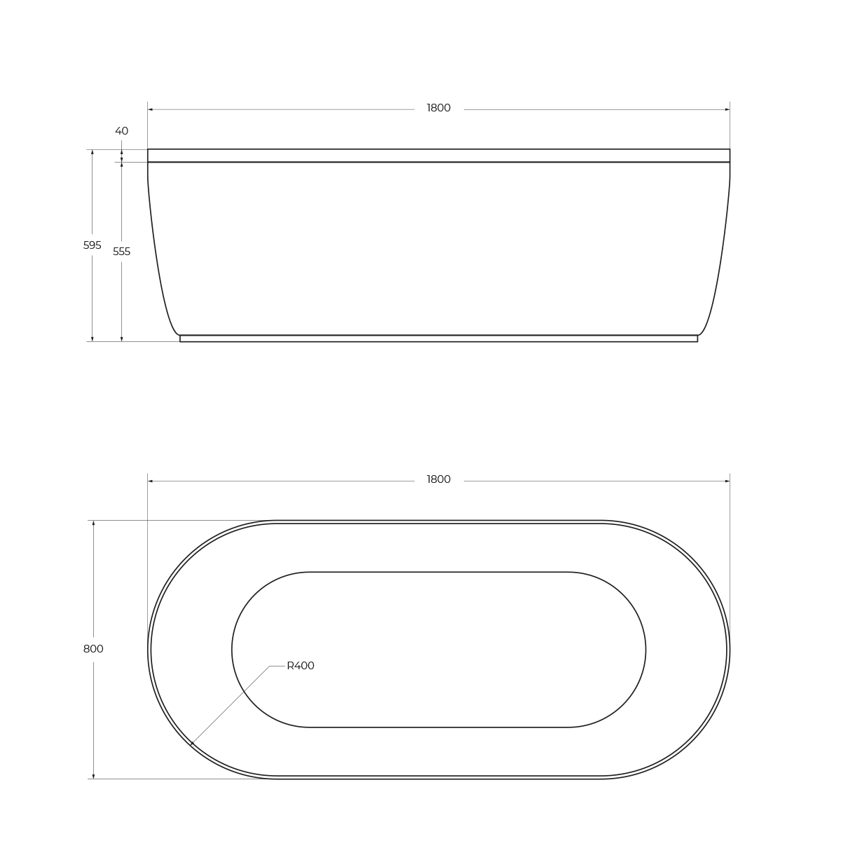 Передняя панель для акриловой ванны CEZARES METAURO-Central-180-SCR-W37 - Gidratop.ru изображение