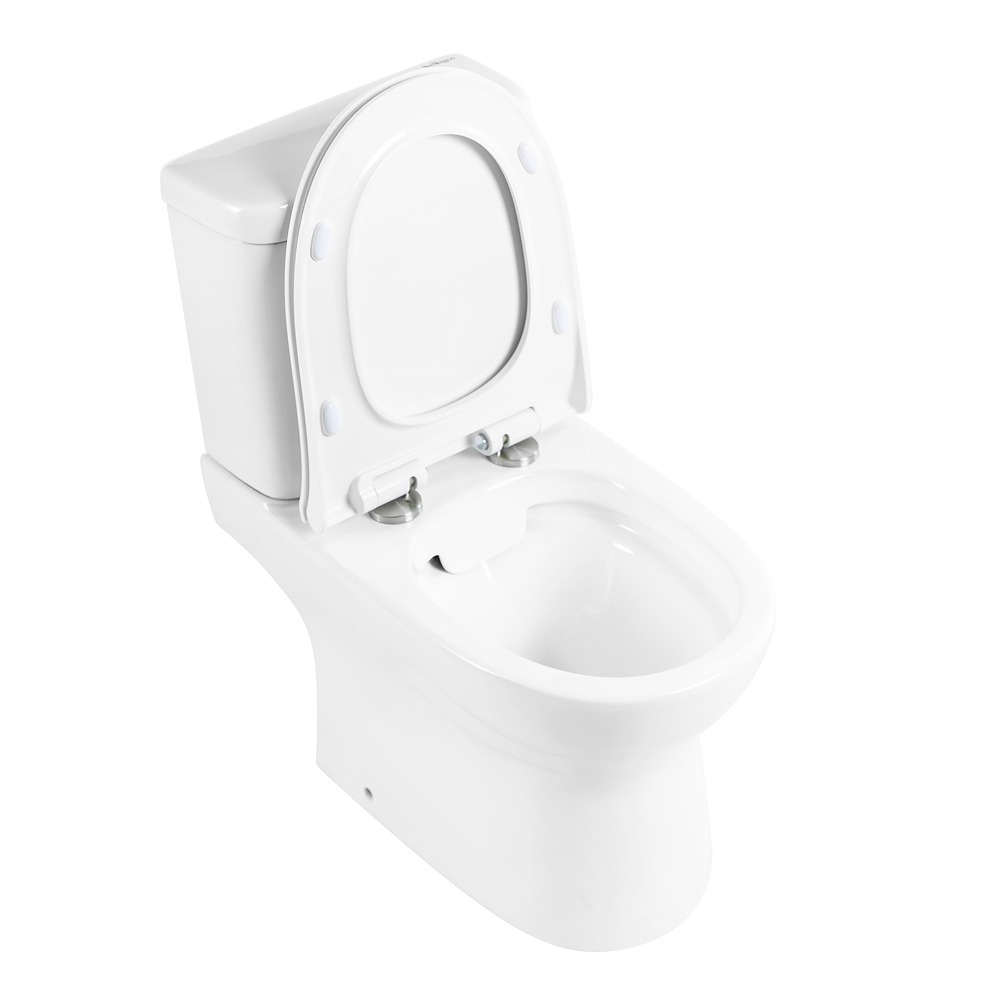 Унитаз-компакт безободковый BelBagno STEAM BB130CPR/SC/BB130T - Gidratop.ru изображение