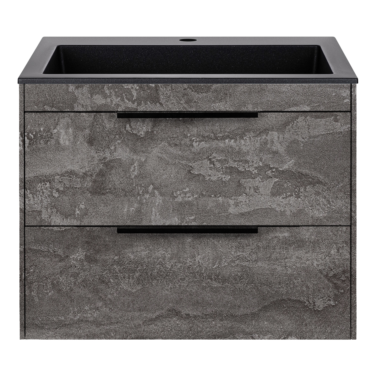 База под раковину Chiara 2D 600 подвесная, 2 выкатных ящика soft-close, G.Stone - Gidratop.ru изображение