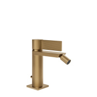 GESSI  INVERSO RIGATO смеситель для биде с донным клапаном и соединительными шлангами, цвет: Warm Bronze Br PVD - Gidratop.ru изображение