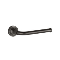 GESSI VENTI20 держатель туалетной бумаги, без крышки, цвет Black Metal Brushed PVD - Gidratop.ru изображение