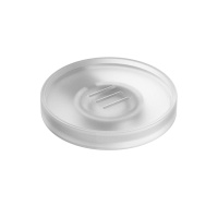 Colombo Mini  Мыльница подвесная , цвет: хром/матовое стекло - Gidratop.ru изображение