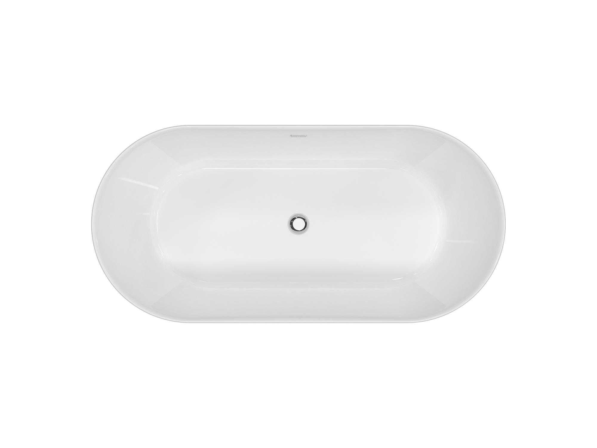 Акриловая ванна BELBAGNO BB306-1675 - Gidratop.ru изображение