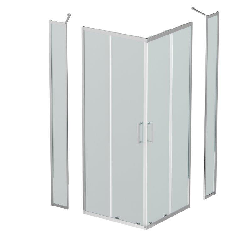 Душевой уголок BelBagno LUCE-A-22-100+30-C-Cr - Gidratop.ru изображение